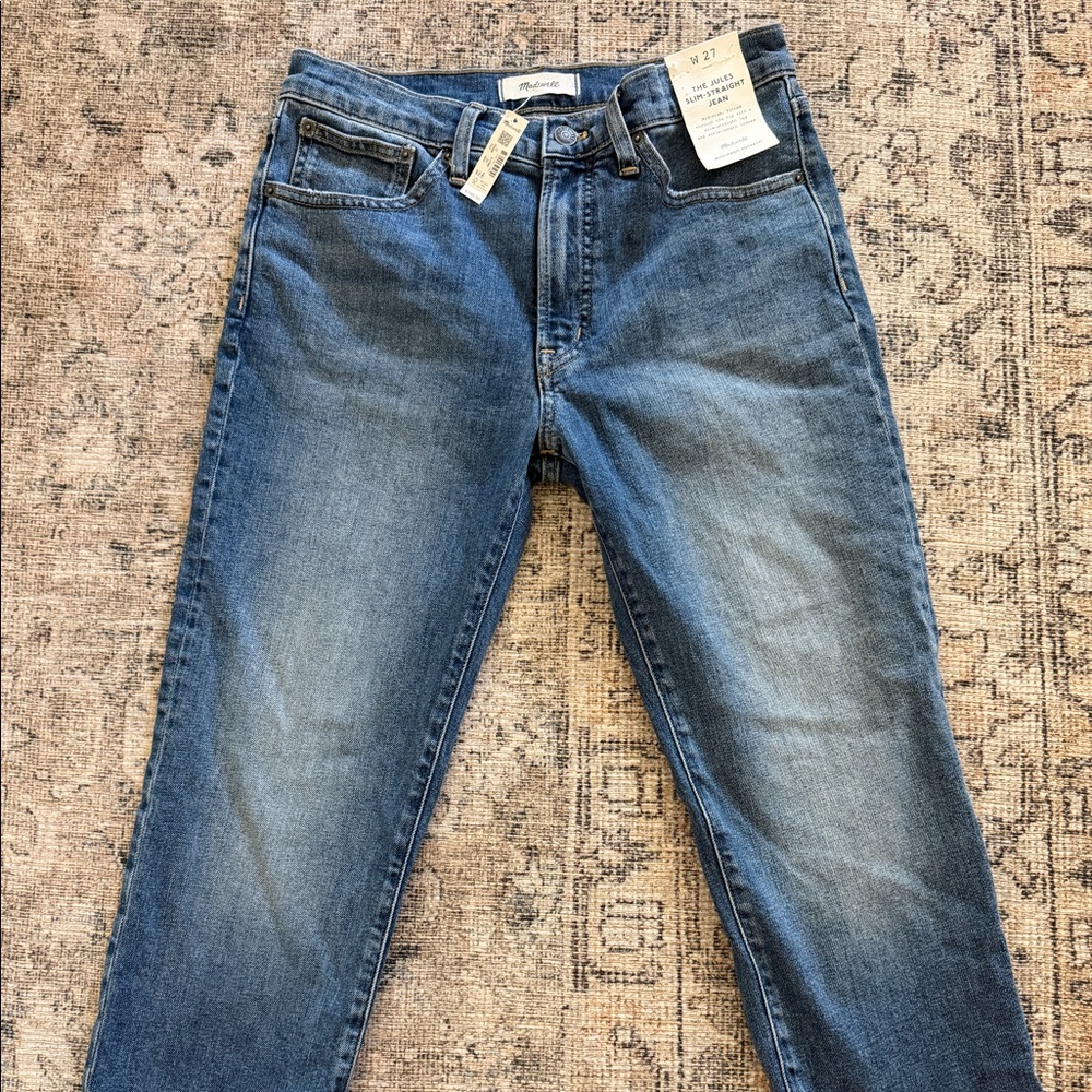 Madewell Jules Slim-Straight Jean size 27